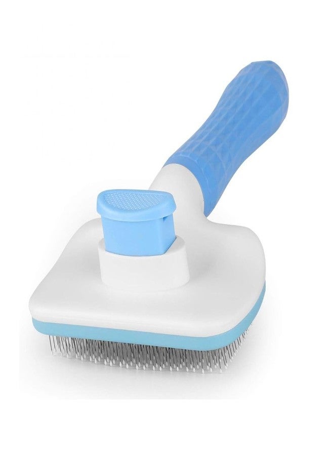 PET FUN فرشاة بيت فن الأوتوماتيكية لتمشيط شعر الحيوانات الأليفة | أداة تنظيف ذاتي | تزيل بسهولة الشعر المتساقط والتشابك والأوساخ | مناسبة للكلاب والقطط والحيوانات الأليفة الصغيرة ذات الشعر القصير أو الطويل - Image 1